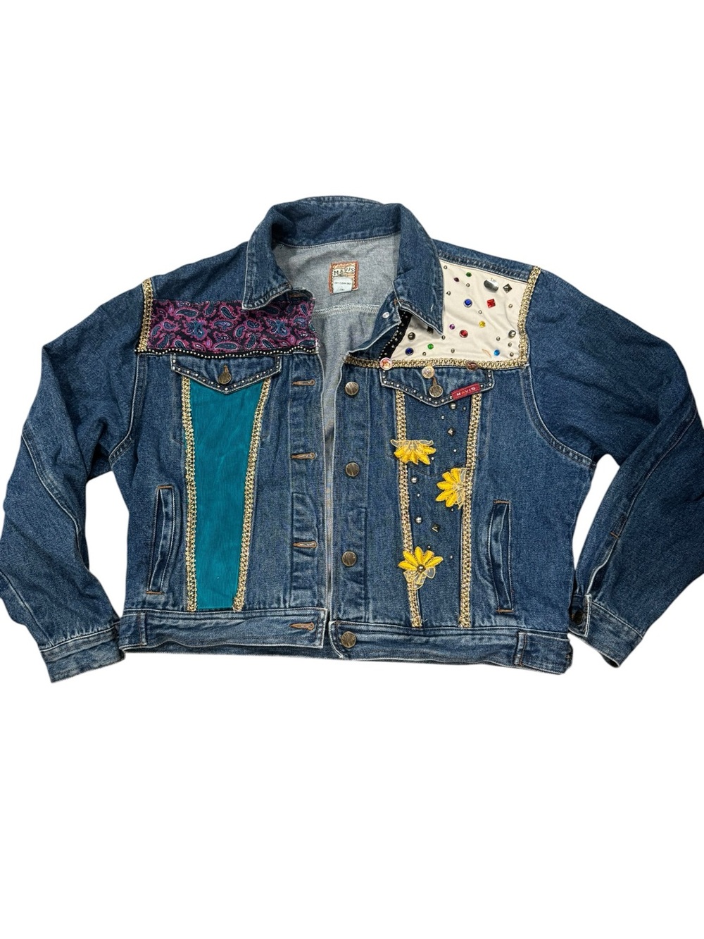 Mavi Denim Jacket with Added Accents